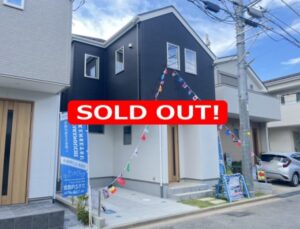 <b>柏市西原1期<br>新築戸建<br>価格変更<font color=red>3,499</font>万円</b>