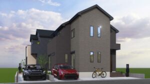 <b>流山市東初石8期<br>新築戸建<br>4,590万円</b>