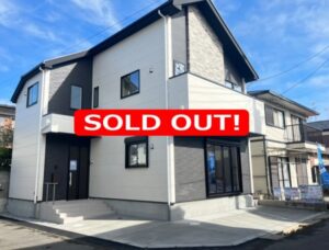 <b>柏市今谷上町9期<br>新築戸建<br>価格変更<font color=red>4,999</font>万円</b>