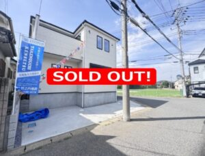 <b>柏市松ケ崎11期<br>新築戸建<br>価格変更<font color=red>3,799</font>万円</b>